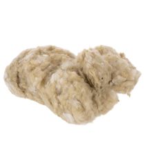 Article Laine de mouton beige naturelle, en vrac, pour les loisirs créatifs et la décoration, 250 g