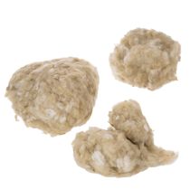 Article Laine de mouton beige naturelle, en vrac, pour les loisirs créatifs et la décoration, 250 g