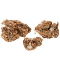 Article Laine de mouton mélangée brune, laine naturelle, en vrac, pour loisirs créatifs, 250 g