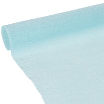 Article Papier crépon bleu 50x250cm pour fleuriste, idéal pour la décoration