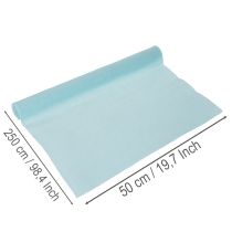 Article Papier crépon bleu 50x250cm pour fleuriste, idéal pour la décoration