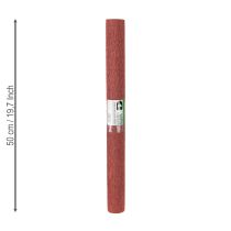 Article Papier crêpe fleuriste Bordeaux 50x250cm