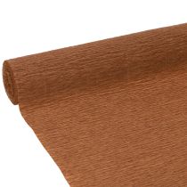 Article Papier crépon pour fleuriste, brun, rouleau de 50 cm de large