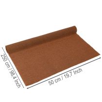Article Papier crépon pour fleuriste, brun, rouleau de 50 cm de large