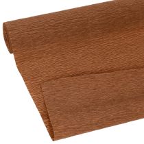 Article Papier crépon pour fleuriste, brun, rouleau de 50 cm de large