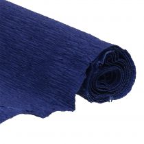 Papier crêpe fleuriste bleu foncé 50x250cm