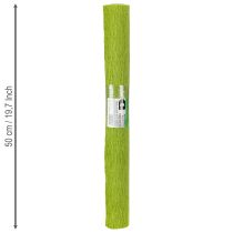 Article Papier crépon pour fleuriste, vert herbe, 50 x 250 cm, 5 pièces