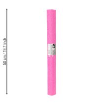 Article Papier crépon fleuriste rose clair 50x250cm