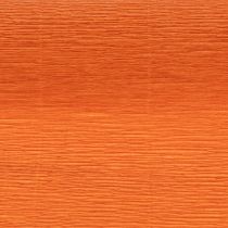 Article Papier crépon pour fleuriste, rouleau orange, 50 x 250 cm