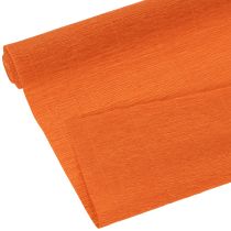 Article Papier crépon pour fleuriste, rouleau orange, 50 x 250 cm