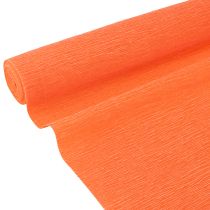 Article Papier crêpe fleuriste Orange 50x250cm