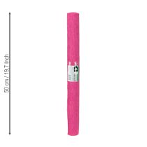 Article Papier crêpe fleuriste rose 50x250cm