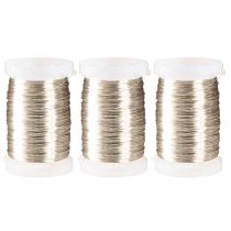 Article Fil de fleuriste fil de myrte champagne 0,30mm 100g 3 pcs