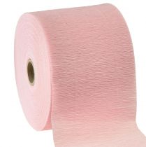 Article Crêpe Fleur rose clair L10cm grammage 128g/m² L250cm 2 pièces