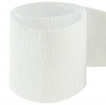 Article Crêpe Fleur blanc L10cm grammage 128g/m² L250cm 2 pièces