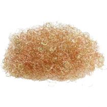 Article Guirlande de cheveux en forme de fleur dorée, cuivre 50 g