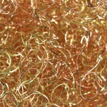 Article Guirlande de cheveux en forme de fleur dorée, cuivre 50 g