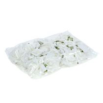 Article Rose en mousse Ø 7,5cm blanche 18 pcs