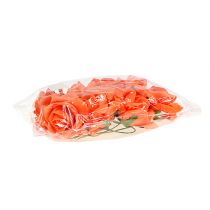 Article Mousse Rose Ø 10cm Orange 8pcs