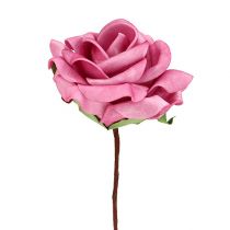 Article Rose mousse Ø7.5cm rose 18p