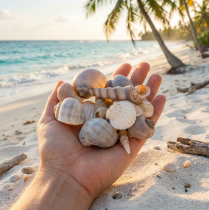 Article Coquillages et escargots. Éléments décoratifs marins naturels pour une décoration intérieure élégante. 500 g