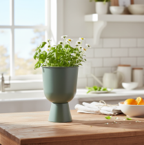 Article Trophée décoratif en métal, design élégant, pour une décoration intérieure moderne (23 cm).