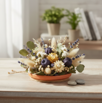 Article Dessous de verre en céramique, bol décoratif en terre cuite Ø7,5cm