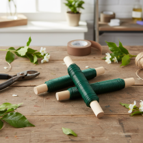 Article Fil de fer pour wrapping floral vert 0,65 mm 100 g 3 pièces
