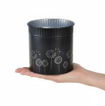 Article Pot de fleurs pissenlit, noir, Ø15,5 cm H15,5 cm