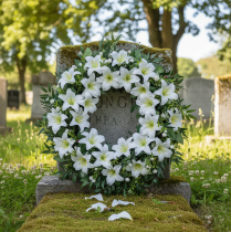 Article Lys sur fil de fer, moyen, 25 pièces