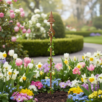 Article Treillis sur piquet pour la décoration de jardin avec élément décoratif 115 cm
