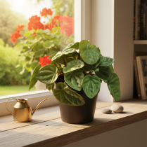Article Peperomia Green Twist - Plante d'intérieur robuste et décorative en pot de 20 cm