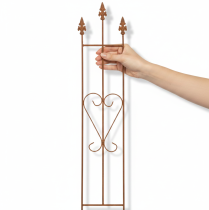Article Treillis de jardin, support décoratif en forme de cœur pour plantes grimpantes, 98 cm