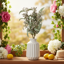Article Décoration de branches d'eucalyptus artificielles, arrangement de branches, 3 pièces