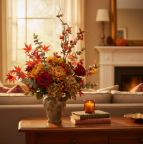 Article Branche d'aubépine artificielle, décoration d'automne, 75 cm