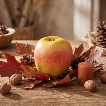 Article Sucette décorative pomme jaune et rouge fruit décoratif Ø9cm