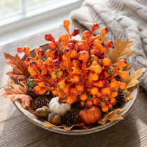 Article Grappe de baies orange, 20 cm de long