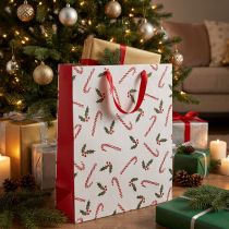 Article Sac en papier sac cadeau cannes de bonbon 26×10×32cm 2pcs
