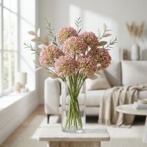 Article Allium artificiel Rose 55cm