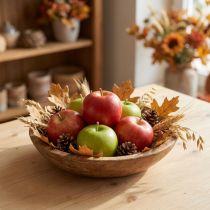 Article Pomme décorative rouge vert fruit artificiel Ø5,5cm H5cm 12 pcs