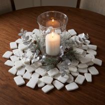 Article Pierres mosaïque mélange blanc 1kg