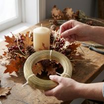 Article Fil décoratif en aluminium pour projets de loisirs créatifs et d'art floral