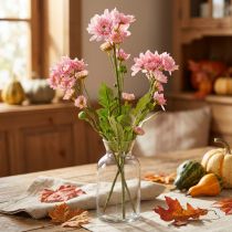 Article Fleurs artificielles Asters artificiels Fleurs en soie Rose 80cm