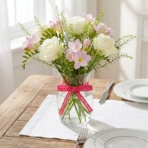 Article Ruban décoratif ruban décoratif rose dentelle L9mm L20m