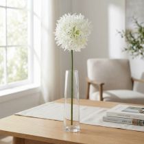 Article Allium artificiel Blanc Ø12cm H62cm