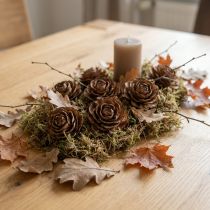 Article Cônes de cèdre découpés en forme de rose 4-6cm 50 pcs