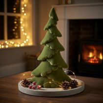 Article Sapin de Noël artificiel vert sapin floqué 45cm