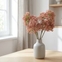 Article Branche artificielle de fleur de sureau rose 52cm 4pcs