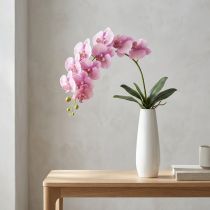 Article Orchidée Phalaenopsis artificielle 8 fleurs rose 104cm