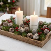 Article Pommes de pin blanchies dans un filet 2,5-3,5 cm 500 g